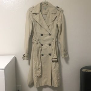 ZARA Beige Trench Coat, Small
